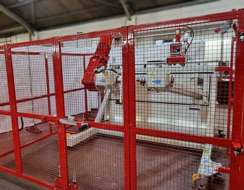 PLW Full-Height Safety Guard β Open