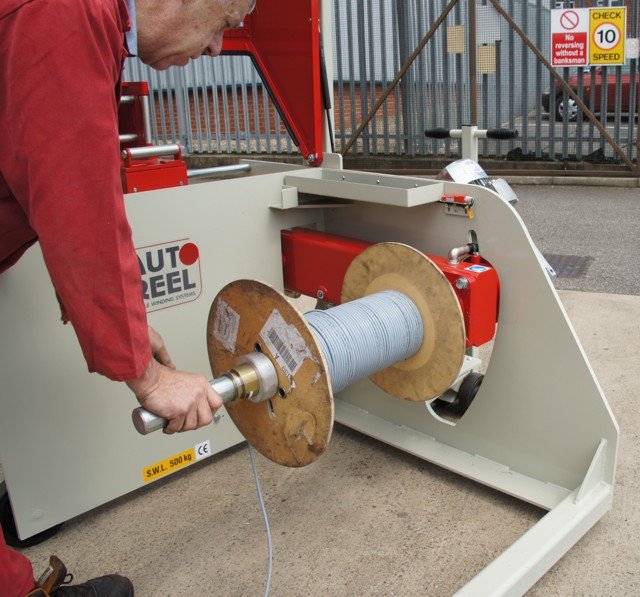 SCW Being Loaded With RJ-45 Network Cable